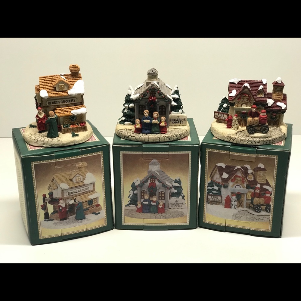 Vintage Crystal Falls Village 1993 Collectible